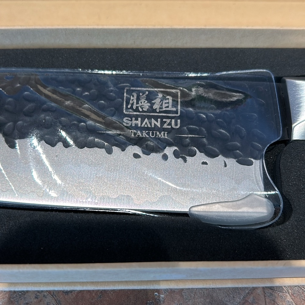 SHAN ZU 8” Japanese hand forged kitchen chef knife - Picture 4 of 12